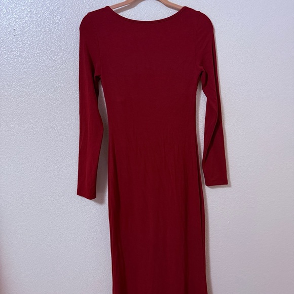 Cider Sweetheart Long Sleeve Knotted Maxi Mermaid Dress Sz Small NWOT - Picture 6 of 8